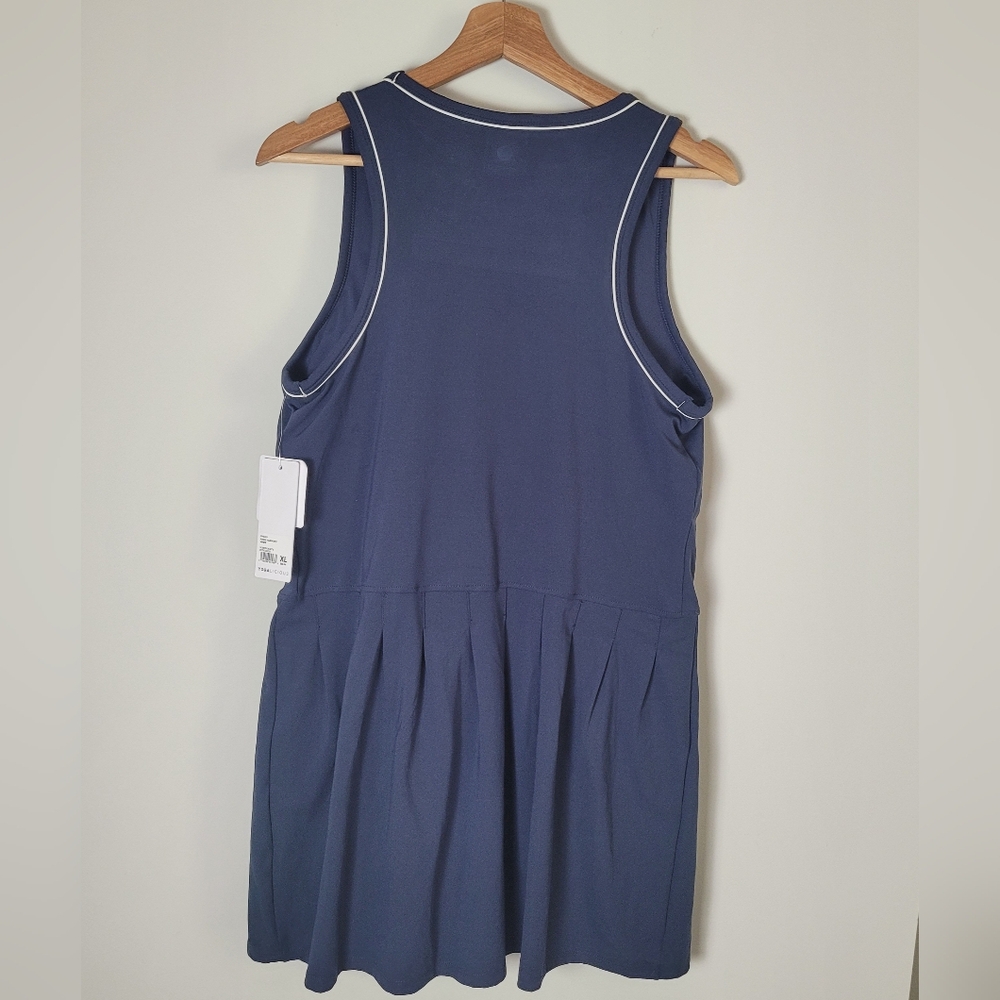 Yogalicious Navy Nudetech Set And Swing Dress Skort Size XL Tennis Golf athletic - Picture 2 of 8